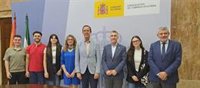Cuatro estudiantes de la UAL finalizan sus prácticas en la Subdelegación del Gobierno en Almería