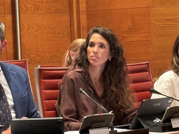 Archivo - La senadora del PP por Córdoba Lorena Guerra.