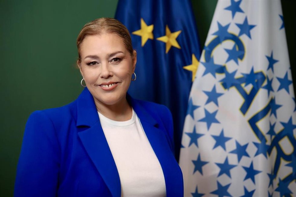 La presidenta del Parlamento de Canarias, Astrid Pérez