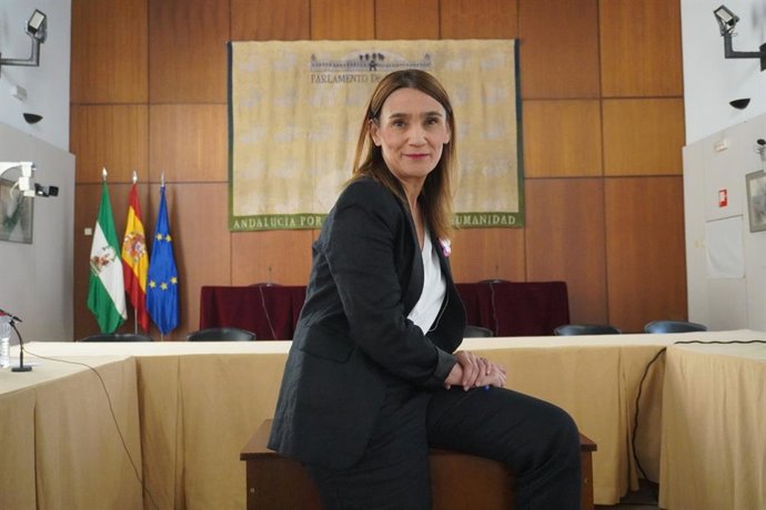 La parlamentaria y secretaria de Igualdad del PSOE-A, Olga Manzano.