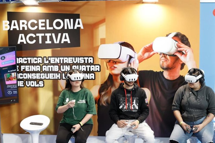 Barcelona Activa ha participado en la feria JOBarcelona para jóvenes.