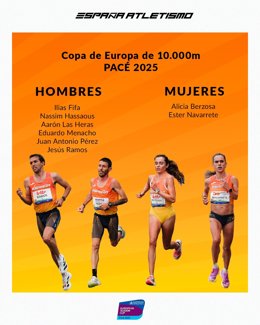 España viaja con nueve atletas a la Copa de Europa de 10.000 metros de Pacé