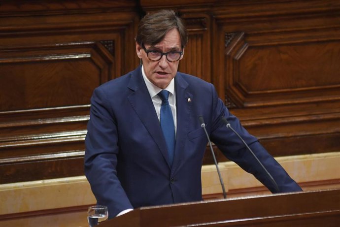 El presidente de la Generalitat, Salvador Illa