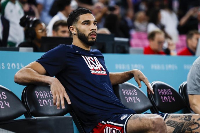 Archivo - Jayson Tatum con la selección de Estados Unidos