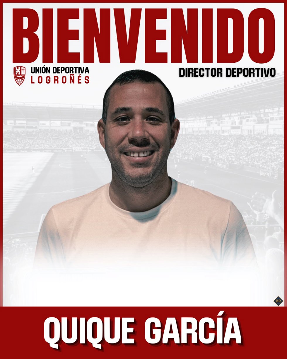 Quique García asume el cargo de director deportivo de la Unión Deportiva Logroñés