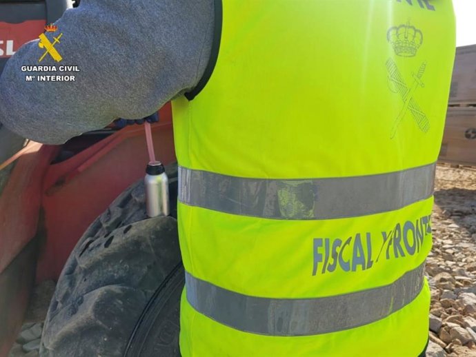 Imagen de la intervención en una de las empresas investigadas