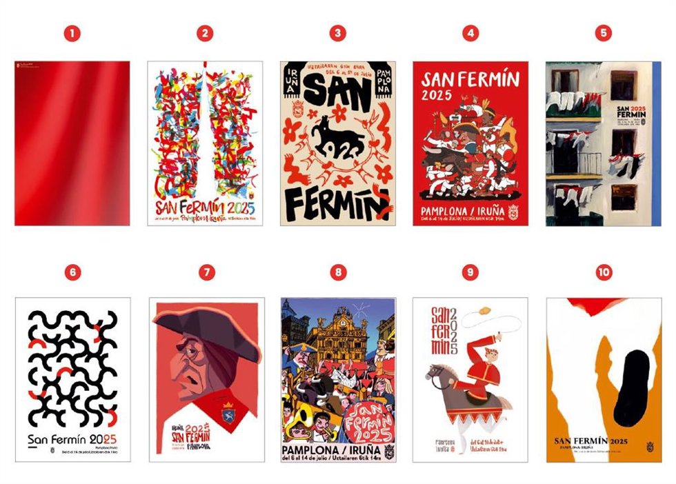 Imagen de los carteles finalistas
