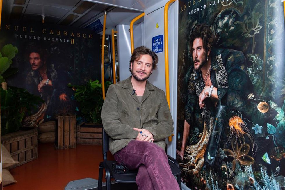 El cantante Manuel Carrasco posa para Europa Press. 
