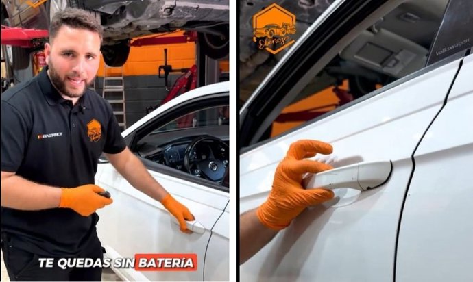 Cómo abrir un coche con llave cuando se queda sin batería y no tiene cerradura: el agujero secreto que nadie ve