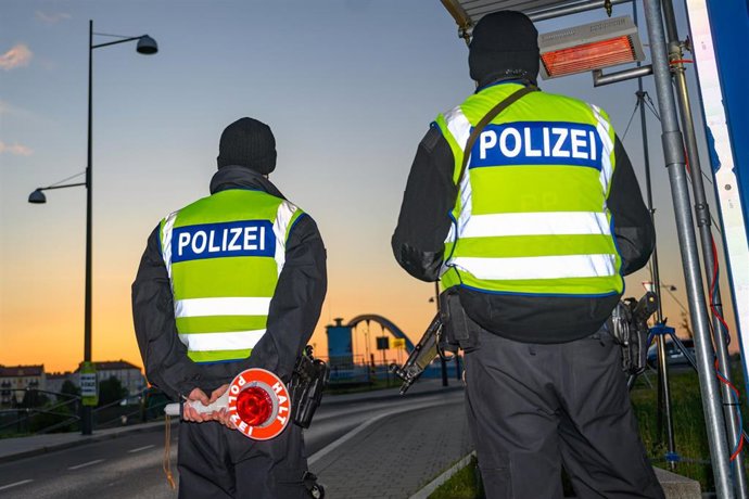 Efectivos de la Policía Federal de Alemania