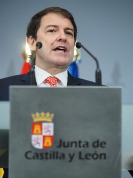 Archivo - El presidente de la Junta de Castilla y León, Alfonso Fernández Mañueco,. Archivo.