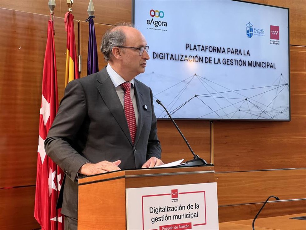 El consejero de Digitalización, Miguel López-Valverde.