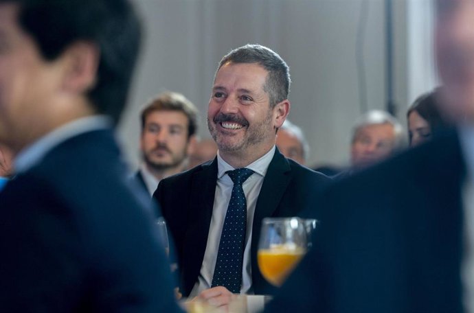 El consejero de Cultura, Turismo y Deporte de la Comunidad de Madrid, Mariano de Paco Serrano, durante un encuentro informativo de Europa Press