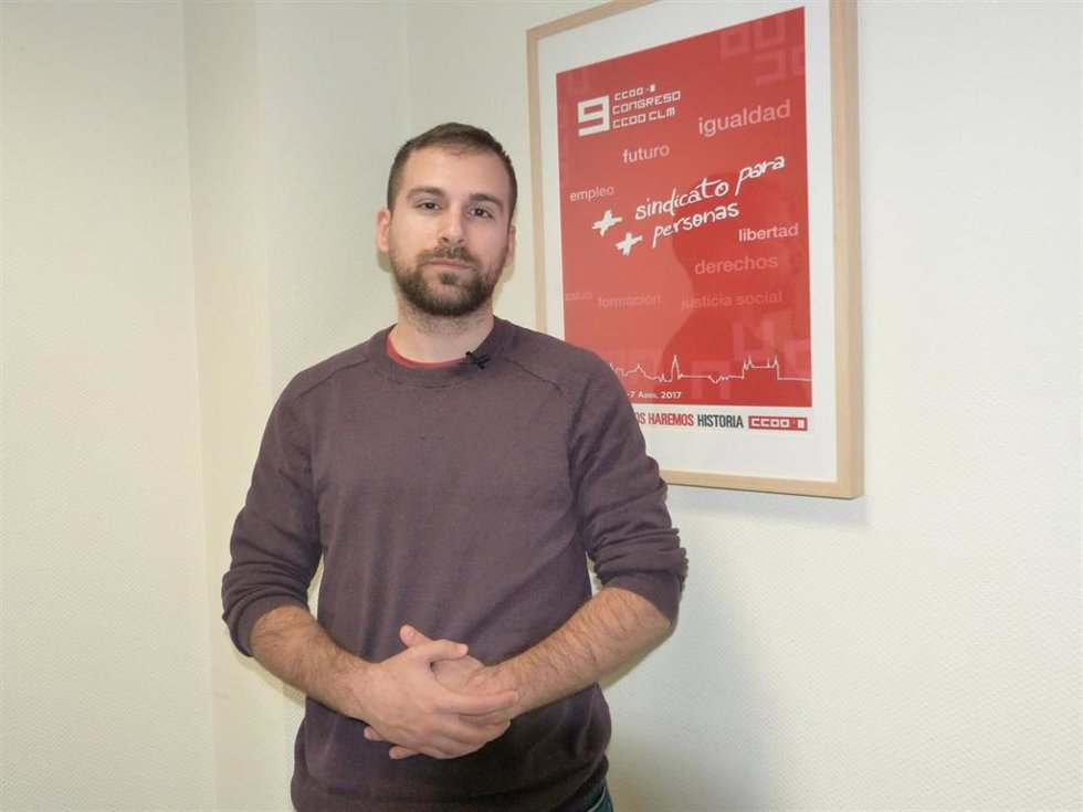 Archivo - El secretario de Empleo y Políticas Públicas de CCOO C-LM, Juan Carlos del Puerto.