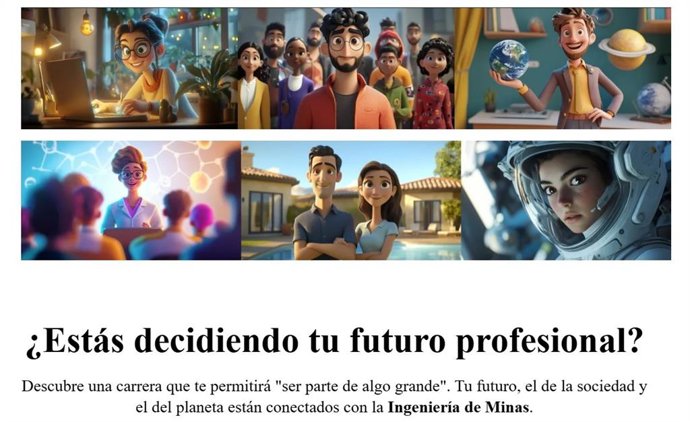 Ingenieros de Minas lanzan la campaña 'Un Futuro lleno de Oportunidades' para ayudar a los jóvenes a elegir carrera.