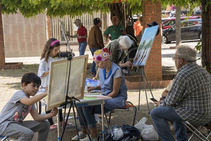 Archivo - Concurso de Pintura Rápida al Aire Libre.