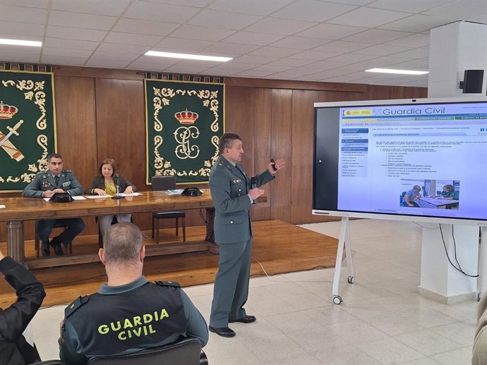 Presentación del servicio de Cita Previa de la Guardia Civil en Salamanca.
