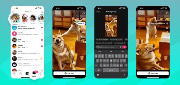 Novo recurso com tecnologia de IA, o AI Alive.