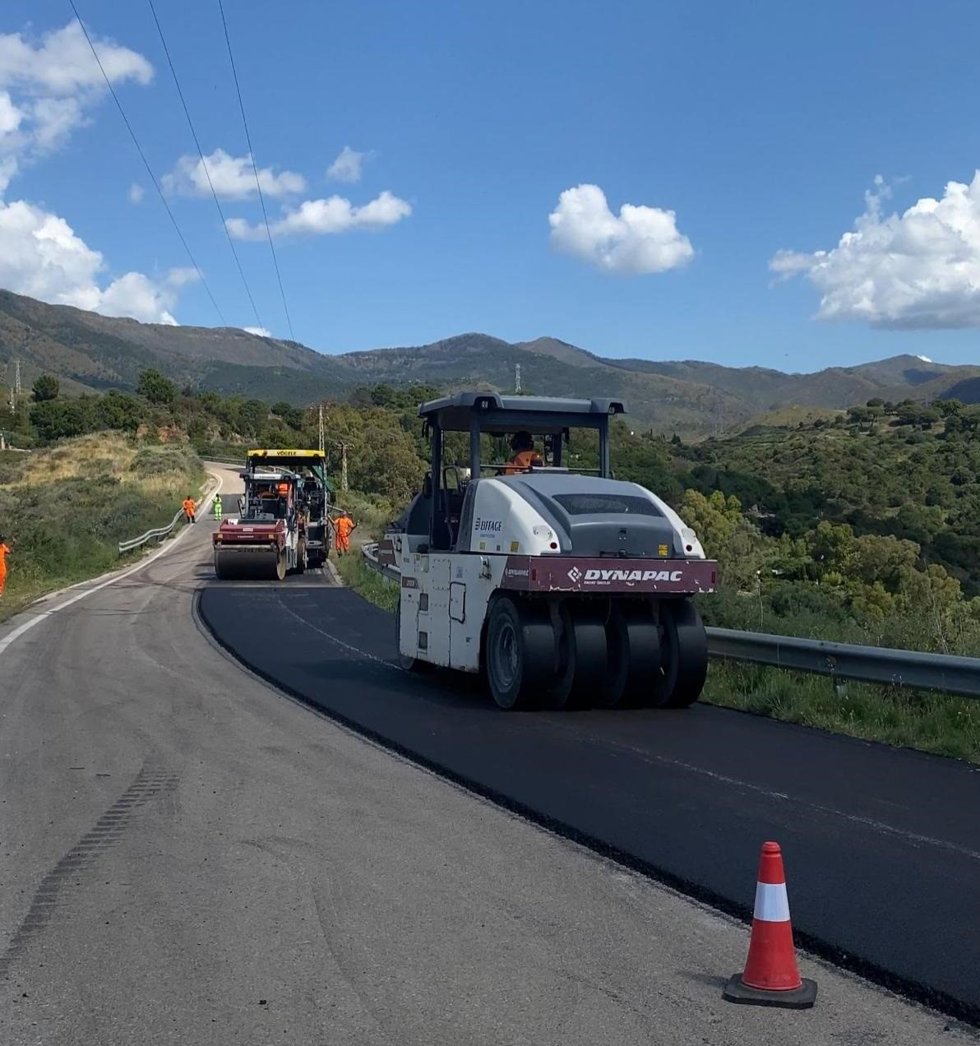 La Diputación mejora la carretera de acceso de la costa al Valle del Genal con una inversión de 543.000 euros