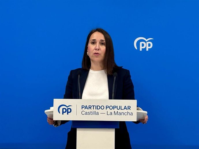 La portavoz del PP de C-LM, Alejandra Hernández.