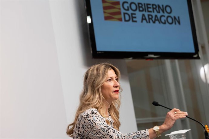 La vicepresidenta del Gobierno de Aragón y consejera de Presidencia, Economía y Justicia, Mar Vaquero.
