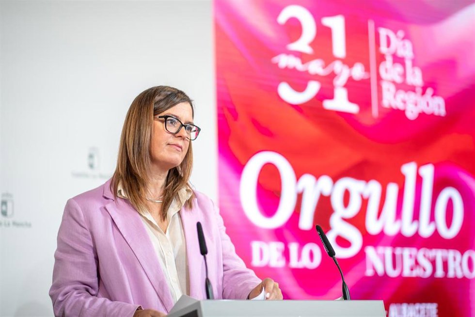 La portavoz del Gobierno de Castilla-La Mancha, Esther Padilla