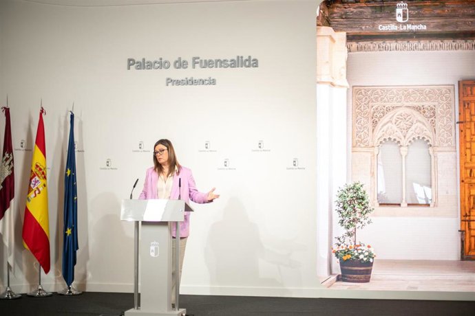 La portavoz del Gobierno de Castilla-La Mancha, Esther Padilla