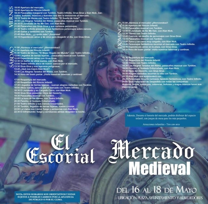 Mercado Medieval regresa a El Escorial