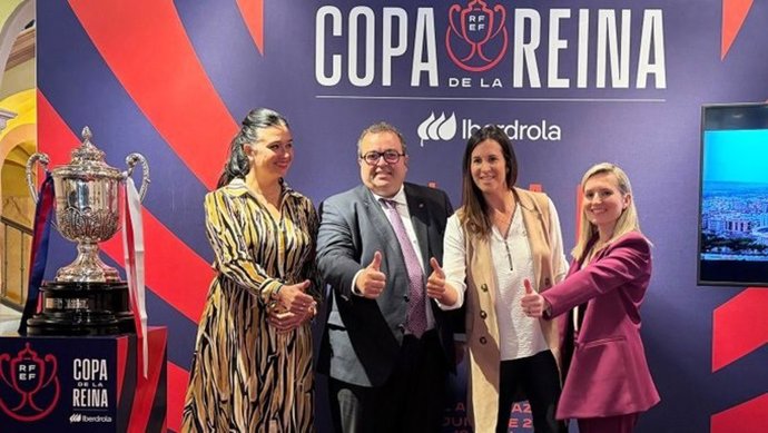 Presentación de la final de la Copa de la Reina 2025 de fútbol en Huesca, que se disputará el 7 de junio en El Alcoraz