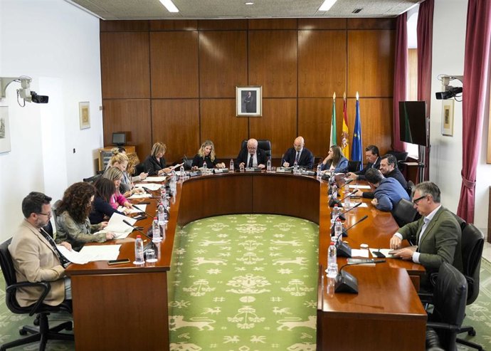 Reunión de la Junta de Portavoces del Parlamento andaluz.