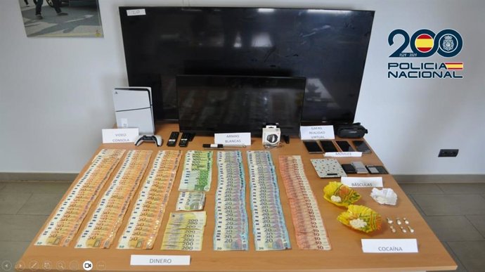 La Policía Nacional desmantela un punto negro de venta de cocaína cerca del mercado municipal de Hellín