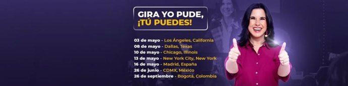 La reconocida Gira "Yo Pude, ¡Tú Puedes! 2.0" de Margarita Pasos