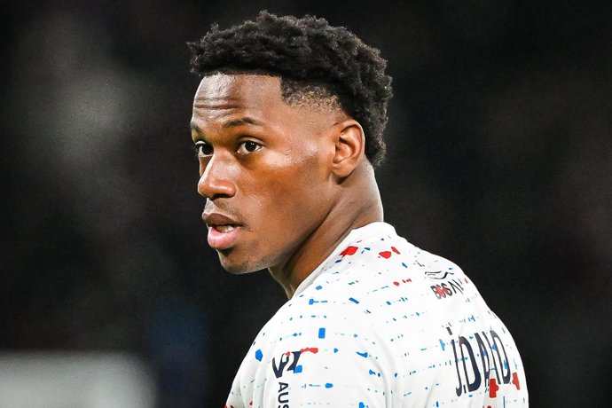 Archivo - El jugador del Lille Jonathan David en un partido de la Ligue 1 francesa