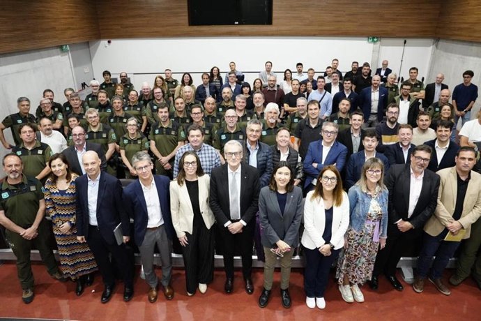 Foto de familia tras la jornada