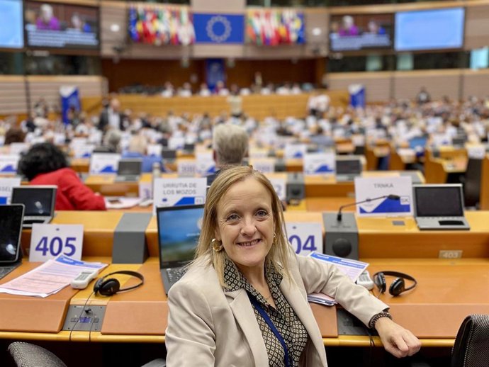 La consejera de Presidencia, Isabel Urrutia, en Bruselas