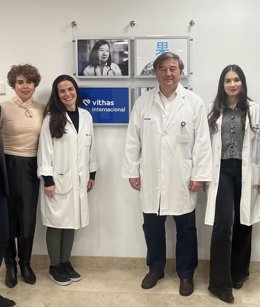 Rafael del Río Villegas, de la Universidad CEU San Pablo y los Hospitales Universitarios Vithas Madrid Arturo Soria y Vithas Madrid La Milagrosa, y su equipo