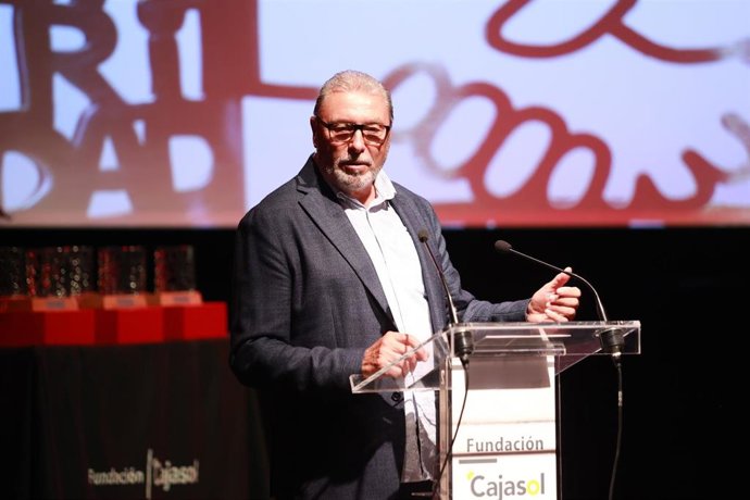 Archivo - El secretario general del sindicato en Sevilla, Juan Bautista Ginés, interviene en el acto, en foto de archivo.