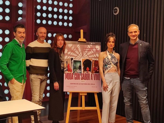 El Centro de la Cultura del Rioja acoge el desfile 'Moda con sabor a vino' con cuatro diseñadores riojanos como protagonistas