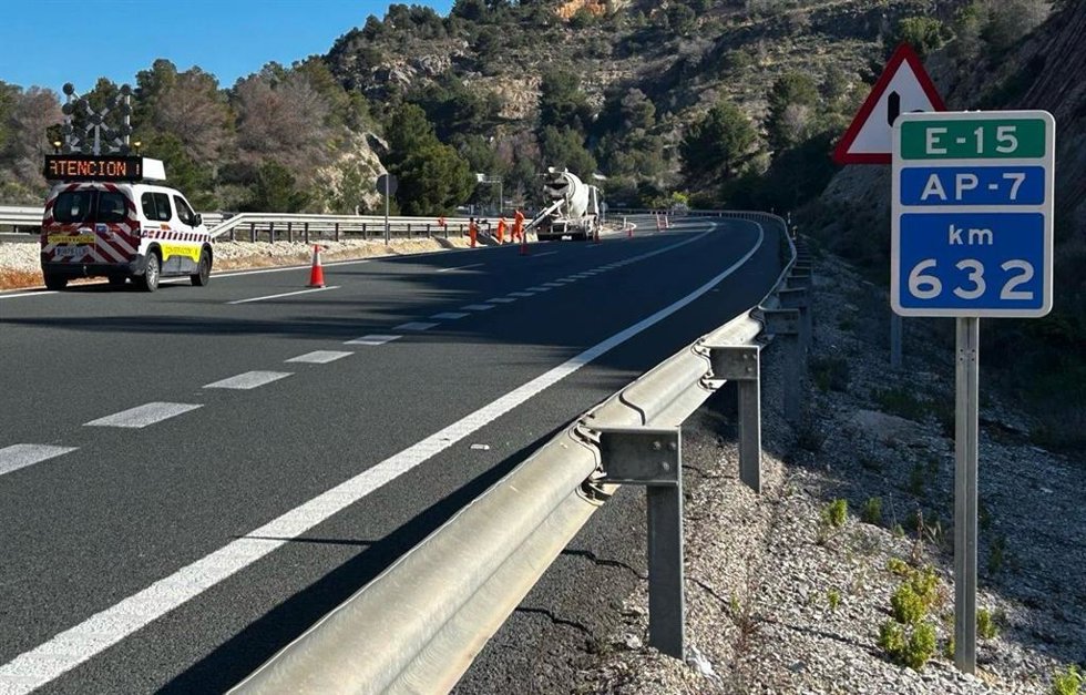 Alicante.- El Gobierno autoriza licitar por 36 millones la conservación de 156 kilómetros de carreteras en la provincia