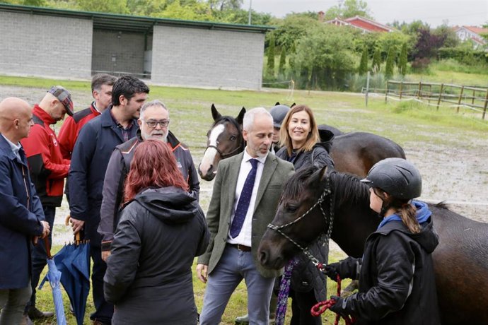 El CIFP La Granja de Heras inaugura un refugio para ganado equino con una inversión de 100.000 euros