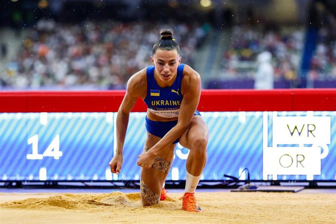 Archivo - La atleta ucranian Maryna Bekh-Romanchuk, en los Juegos de Paris 2024. 