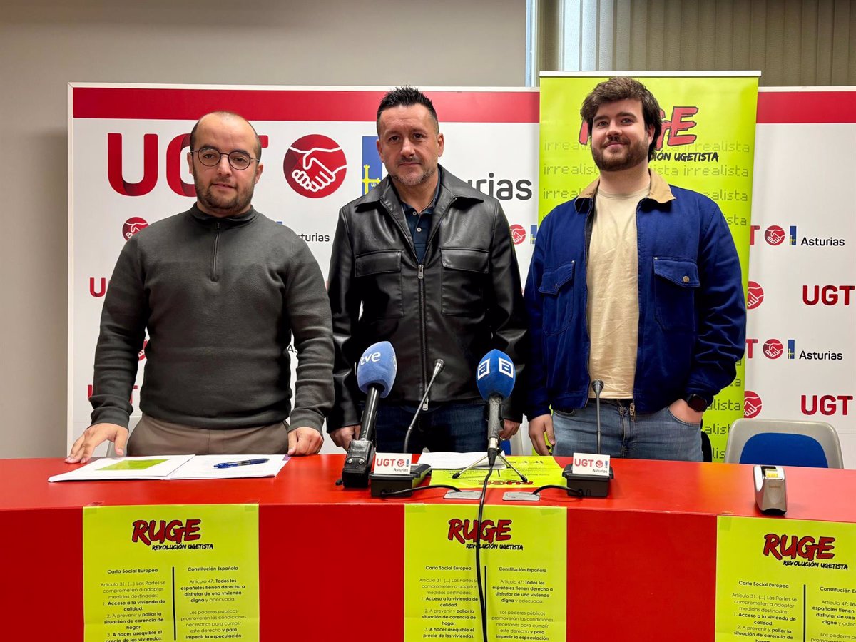 UGT y RUGE alertan de que el acceso a la vivienda es  irrealista  para 7 de cada 10 jóvenes asturianos con empleo