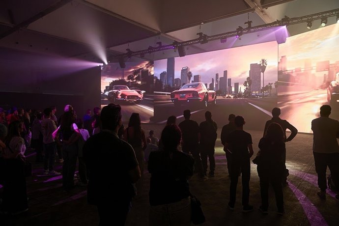 Momento de la actividad Movie Machines en Automobile Barcelona.