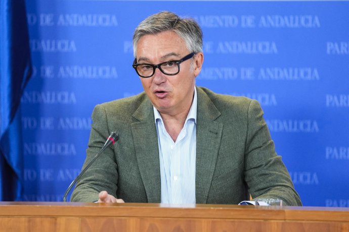 El portavoz del Grupo Parlamentario Vox, Manuel Gavira (Fotografía de archivo)