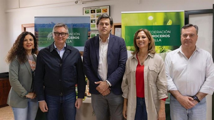 Reunión de Vox Andalucía con sector arrocero de Sevilla