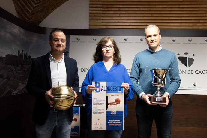 Presentación de las finales del Trofeo Diputación de Cáceres de Baloncesto