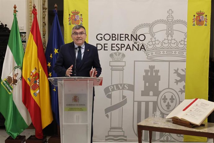 Archivo - El subdelegado del Gobierno en Granada, José Antonio Montilla, en imagen de archivo