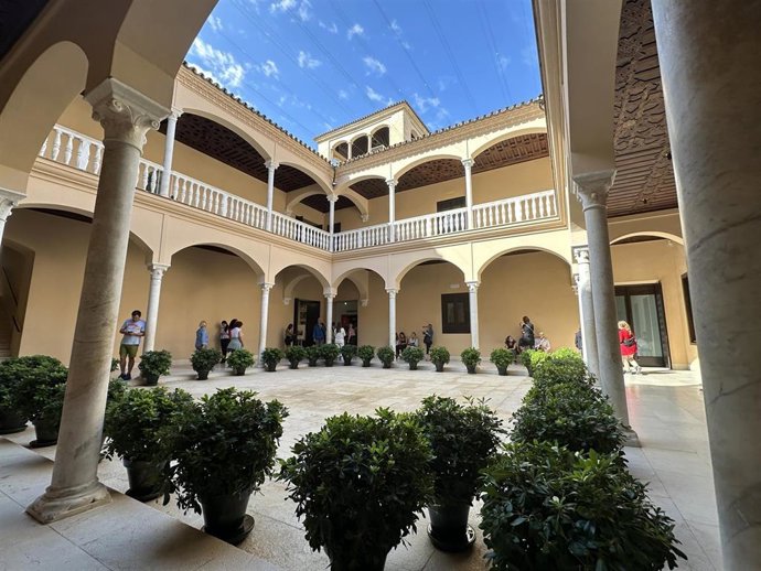 Patio central del Palacio de Buenavista, sede del MPM