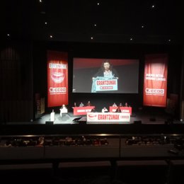 García ha intervenido en el 'XIII Congreso Confederal de CCOO Euskadi'