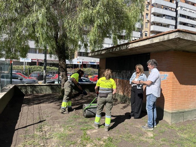 Comienzan las obras de renovación del Parque Sinaí, en el Distrito San Pablo-Santa Justa